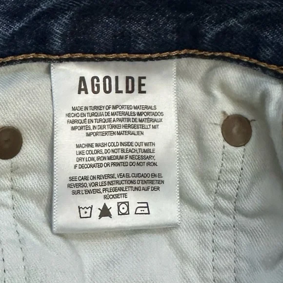 Agolde Blue Women's Jeans - Picture 9 of 10